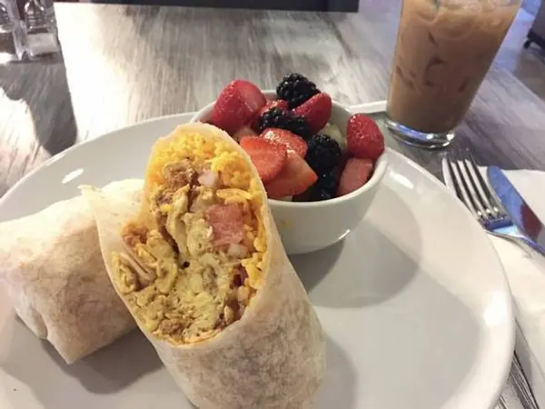 amandine-patisserie-cafe - Turkey Sausage Breakfast Burrito