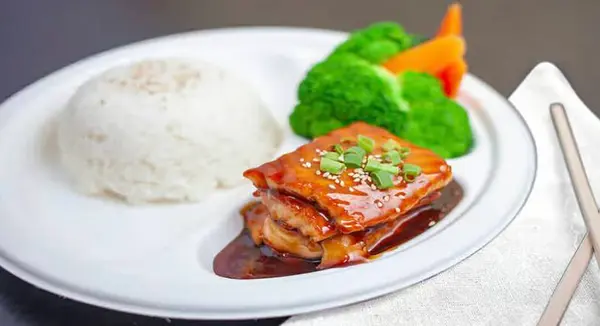 basa-seafood-express - Salmon Teriyaki