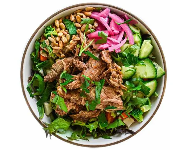 bens-fast-food - Pork Shoulder Garden Bowl