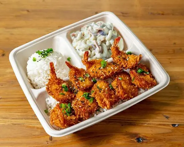 big-daddys-hawaiian-bbq - Large Island Coconut Shrimp Plate