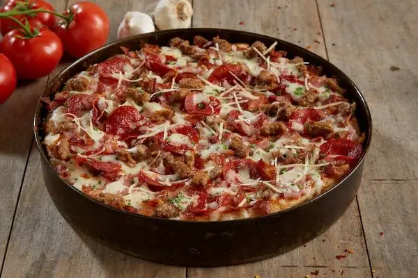 bjs-restaurant-brewhouse - Gourmet Five Meat Pizza - Mini